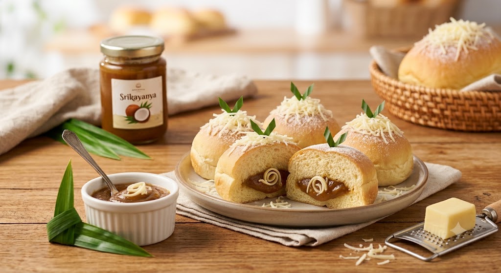 Roti Gembung Srikaya Keju